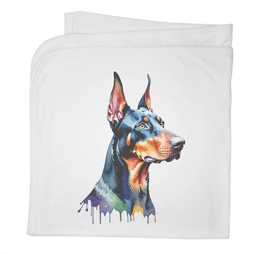Watercolour doberman baby - 'watercolour,