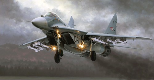 Trumpeter 1674 mig 29a fulcrum - trumpeter, mig-29a