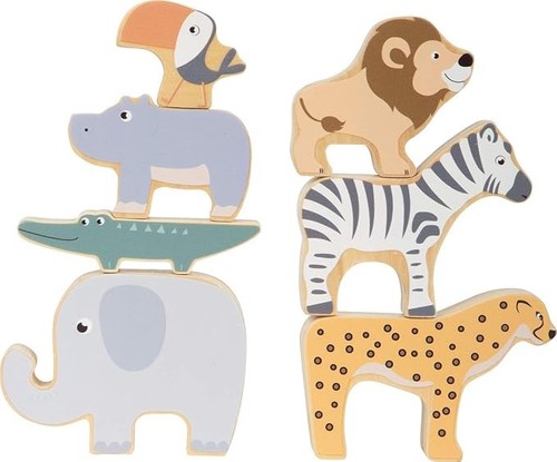 Small foot safari - small, stacking