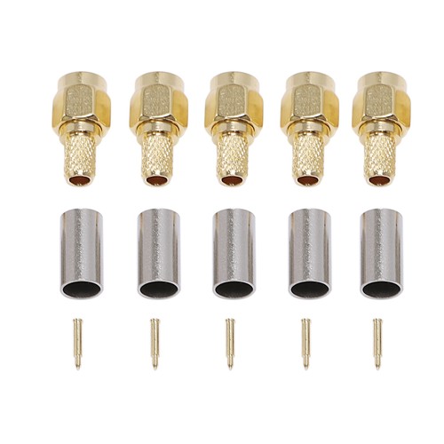 5pcs sma male plug coaxial - 5pcs,