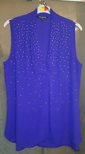 debenhams purple sparkley top