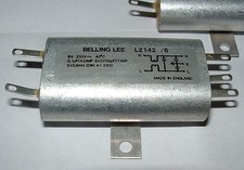 Belling Lee L2142/6  6A 250vac mains filter chassis mount