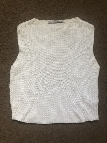 Woman white zara knit - zara,