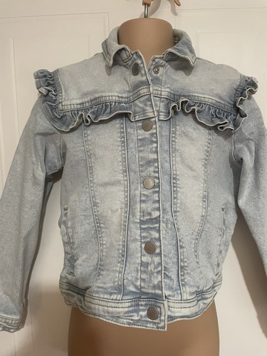 Next jean denim frill jacket - next,