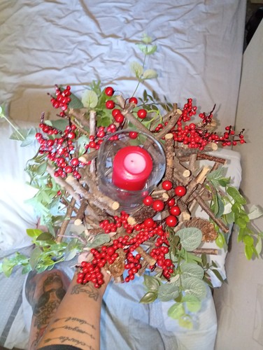 Large christmas table centre - table,