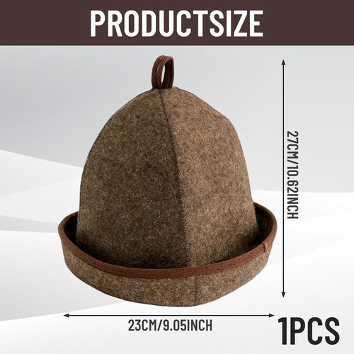 Sauna hat 100 wool - 100%,