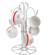 8 Cup Mug Tree Holder Stand–