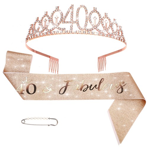 40th birthday women decoration - 40th,