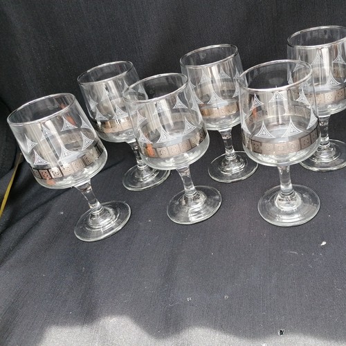 Vintage etched wine - etched,