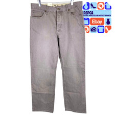 New Rocha John Rocha Regular Olive Grey Cord Corduroy Jeans W36 L36 RRP £35