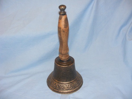 Hand bell cast - cast, iron