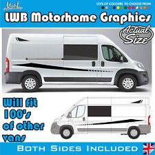 L3 Citroen Relay L2 XLWB LWB MOTORHOME CAMPER VAN STRIPES GRAPHICS DECALS 084