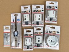 BOSCH POWER CHANGE PLUS COBALT HOLESAWS AND ARBOR VARIOUS SIZES