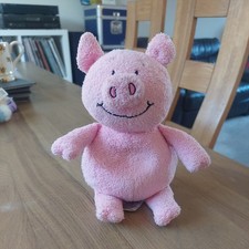 M&S 8" PERCY PIG SOFT TOY PINK
