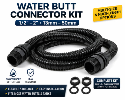 Water butt linking kit hose - water,