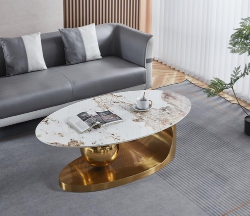 Avorio oval coffee table - avorio,