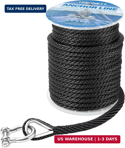 Boat anchor rope inch x - rope,