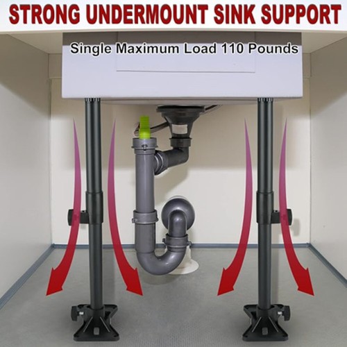 2pcs undermount sink bracket - undermount,