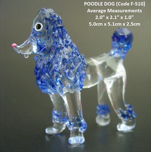 Hand blown art - glass, dog