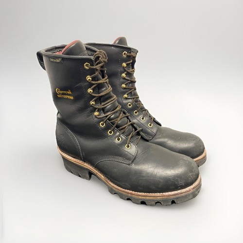 Chippewa black leather - chippewa,
