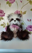 CHARLIE BEARS ZANE NEW WITH TAG,PLUSH,RTD,2022,JOINTED,BROWN/WHITE,20" TALL