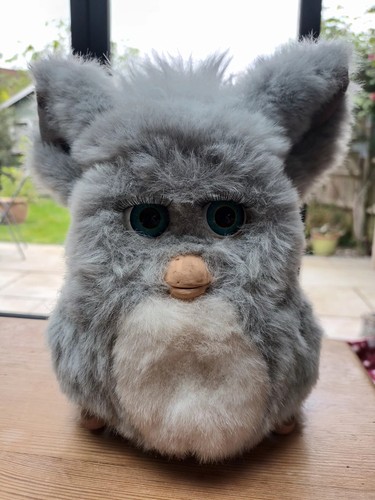 2005 furby gray pink blue - 2005,