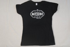 BOYZONE EST. 1993 LOGO LADIES SKINNY T SHIRT NEW OFFICIAL BAND GROUP RARE