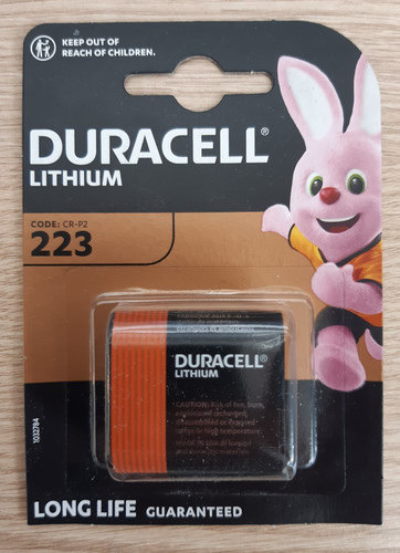 Duracell 223 lithium ultra - lithium,