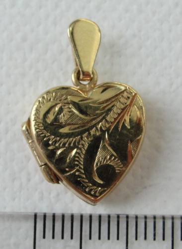 Vintage gold locket micron - vintage,