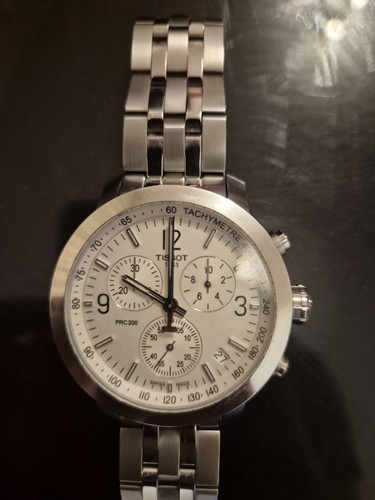 Tissot prc 200 - silver, men's