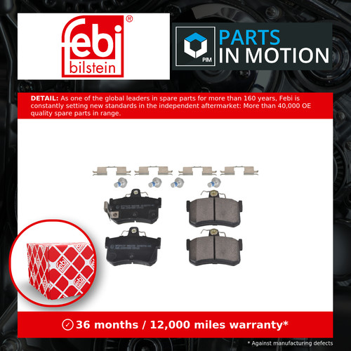 Brake pads set fits mgtf - brake,