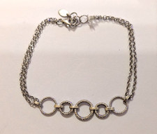 Italian Dyadema sterling silver chain bracelet