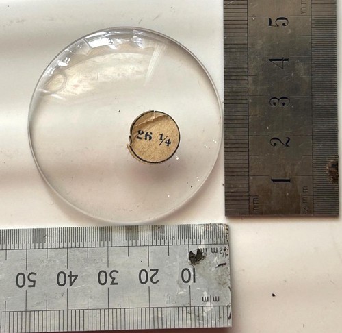 Verge fusee pocket watch glass - verge,