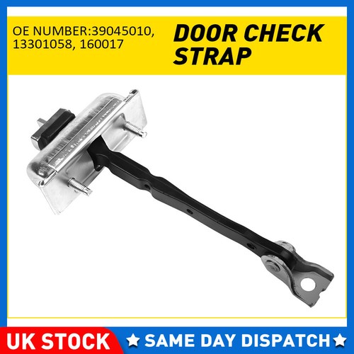 Front door hinge stop check - door,