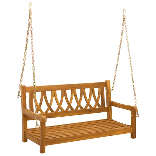 Garden swing bench natural - garden,