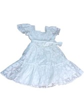 TED BAKER Girls Dress White Floral Size 10Y