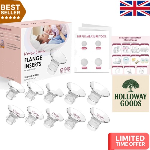 10pc silicone flange inserts - silicone,