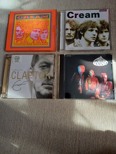 Cream clapton 4xcd - cream, bundle