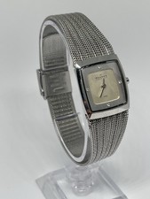 Skagen 380XSSS1 Silver Ladies Watch – Adjustable Mesh Strap – New Battery