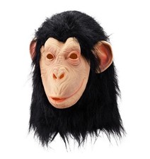 Funny Full Face Animal monkey Mask Balaclava Costume Halloween Cosplay Rubber