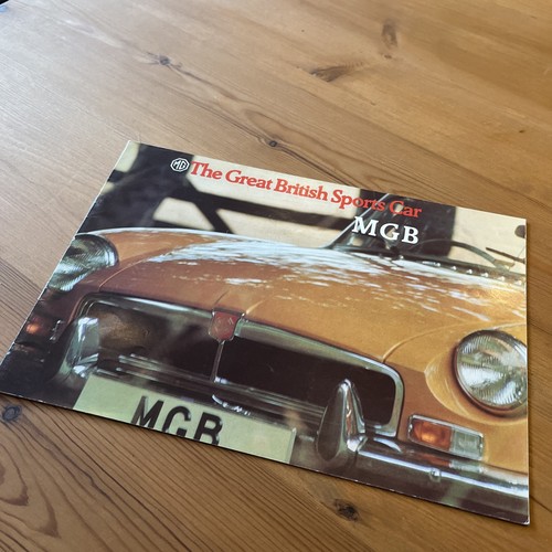 Mgb roadster brochure - mgb,