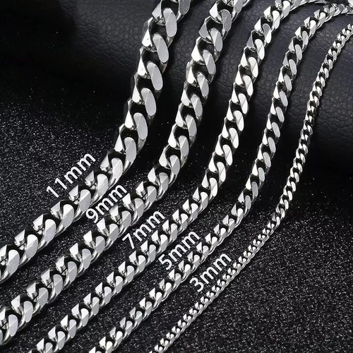 Men silver stainless steel - silver,