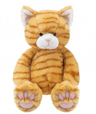 Luxury Ginger Cat plush soft toy cuddly teddy, 14 inches
