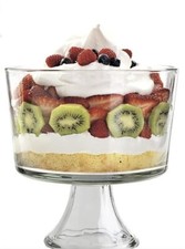 Vtg PEDESTAL TRIFLE Large
