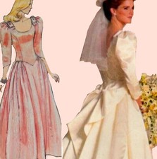 1980s Princess Puff Sleeve