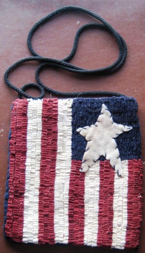 Antique hand stitched shoulder