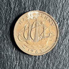 1965 Half Penny