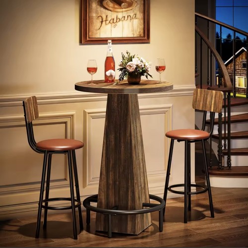 Round bar table tall - table,