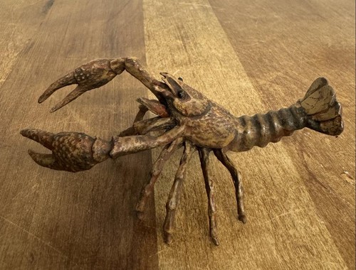 Bronze sculpture crayfish - bronze,