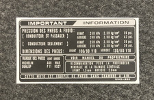 Reproduction French Tyre